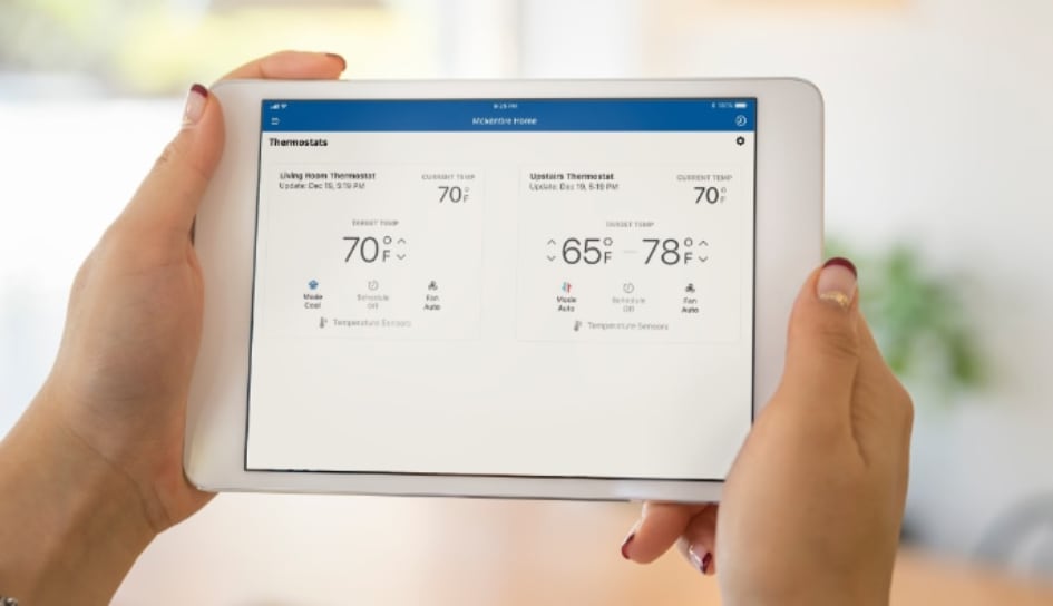 Thermostat control in Kingsport